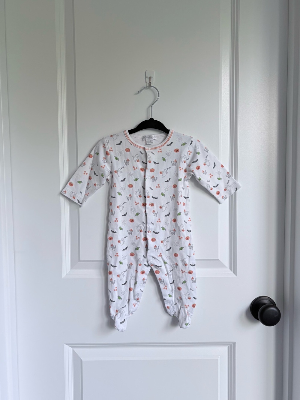 Kissy Kissy Pima Cotton Halloween Snap Footie